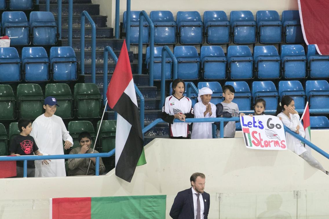 Abu Dhabi storms picked up the trophy at 5 to 3 win